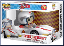 Speed Racer with the Mach 5 from Speed Racer - Pop! Rides manufactured by Funko [Front]