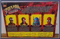 4-Pack (Spider-Carnage / Peter Parker / Steel Spider / Web Copter) from Spider-Man (2000) - Multi-Packs manufactured by Toy Biz [Back]