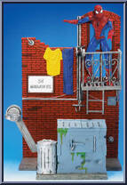 Alleyway from Spider-Man (2000) - Playsets manufactured by Toy Biz [Loose]