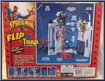 Flip 'N Trap Playset from Spider-Man (2000) - Playsets manufactured by Toy Biz [Back]