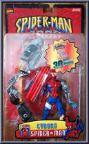 Spider-Man (Cyborg) from Spider-Man (2000) - 2000 with Video manufactured by Toy Biz [Front]