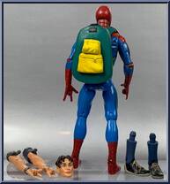 Spider-Man (Secret Identity) from Spider-Man (2000) - Series  9 manufactured by Toy Biz [Loose]