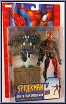 Spider-Man (Spin 'N Trap) from Spider-Man (2000) - Series 14 manufactured by Toy Biz [Front]