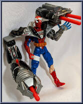 Spider-Man (Cyborg) from Spider-Man (2000) - 2000 with Video manufactured by Toy Biz [Loose]