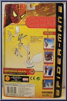 Spider-Man (Aerial Flipping) from Spider-Man 2 - Movie - Series 2 manufactured by Toy Biz [Back]