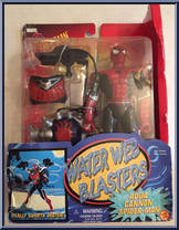 Spider-Man (Aqua Cannon) from Spider-Man - Adventure Hero - Water Web Blasters manufactured by Toy Biz [Front]