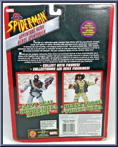 Spider-Man (Navy Seal) from Spider-Man - Adventure Hero - Carded manufactured by Toy Biz [Back]