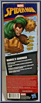 Sandman from Spider-Man (Animated) - Titan Hero manufactured by Hasbro [Back]