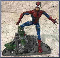 Spider-Man (Battle Ravaged) from Spider-Man - Classics - Series 2 manufactured by Toy Biz [Loose]