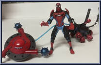 Spider-Man (Water Web Cannon) from Spider-Man - Classics - Water Wars manufactured by Toy Biz [Loose]