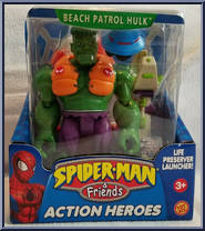 Hulk (Beach Patrol) from Spider-Man & Friends - Basic Series manufactured by Toy Biz [Front]