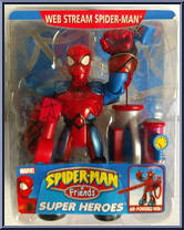 Spider-Man (Web Stream) from Spider-Man & Friends - Basic Series manufactured by Toy Biz [Front]