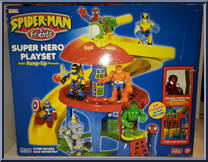 Super Hero Playset from Spider-Man & Friends - Accessories manufactured by Toy Biz [Front]