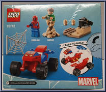Spider-Man and Sandman Showdown from Spider-Man - Basic Series manufactured by Lego [Back]