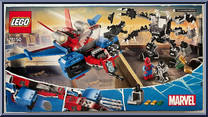 Spiderjet vs. Venom Mech from Spider-Man - Basic Series manufactured by Lego [Back]