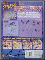 Beetle from Spider-Man - Spider Force manufactured by Toy Biz [Back]