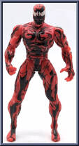 Carnage from Spider-Man - Maximum Carnage manufactured by Toy Biz [Loose]