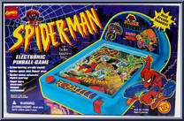 Electronic Pinball Game from Spider-Man - Games manufactured by Toy Biz [Front]