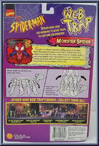 Monster Spider from Spider-Man - Web Trap manufactured by Toy Biz [Back]