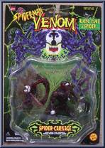 Spider-Carnage from Spider-Man - Venom - Along Came a Spider manufactured by Toy Biz [Front]
