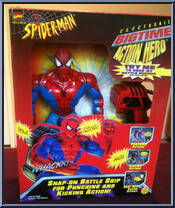 Spider-Man from Spider-Man - 13" Big Time Action Hero manufactured by Toy Biz [Front]