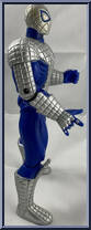 Spider-Man (Spider Armor) (Blue) from Spider-Man - 10" Deluxe Edition manufactured by Toy Biz [Loose]