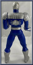 Spider-Man (Spider Armor) (Blue) from Spider-Man - 10" Deluxe Edition manufactured by Toy Biz [Loose]