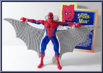 Spider-Man (Web Glider) from Spider-Man - Animated - Series 4 manufactured by Toy Biz [Loose]