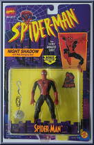 Spider-Man (Night Shadow) from Spider-Man - Animated - Series 4 manufactured by Toy Biz [Front]