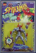 Spider-Man (Steel-Shock) from Spider-Man - Electro-Spark manufactured by Toy Biz [Front]