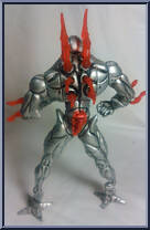 Spider-Man (Steel-Shock) from Spider-Man - Electro-Spark manufactured by Toy Biz [Loose]