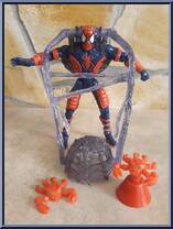 Spider-Man (Web Trap Catcher) from Spider-Man - Flip 'N Trap manufactured by Toy Biz [Loose]