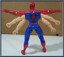 Spider-Man (Six Arm) from Spider-Man - Animated - Series 5 manufactured by Toy Biz [Loose]