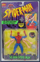 Spider-Man (Six Arm) from Spider-Man - Animated - Series 5 manufactured by Toy Biz [Front]