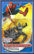Spider-Man (Black Suited) (Catapult Attack Action) from Spider-Man - Trilogy Series - Basic Series manufactured by Hasbro [Front]