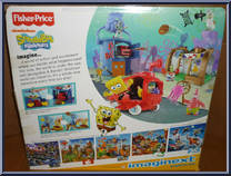 Krusty Krab Playset from Spongebob Squarepants - Imaginext manufactured by Fisher-Price [Back]