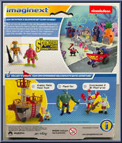Mr. Superawesomeness & Sour Note from Spongebob Squarepants - Imaginext manufactured by Fisher-Price [Back]