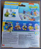 Squidly & King Krabs from Spongebob Squarepants - Basic Series manufactured by Fisher-Price [Back]