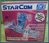 Command Post from Starcom - Mobile Action Pods manufactured by Coleco [Front]