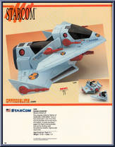 Double Fighter (Massive Attack Jet) from Starcom - Vehicles manufactured by Coleco [Loose]