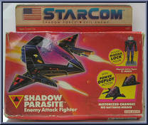 Shadow Parasite (Attack Fighter) from Starcom - Vehicles manufactured by Coleco [Front]
