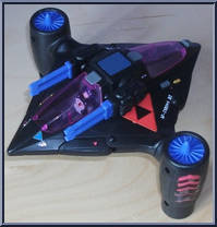 Shadow Vampire (Enemy VTOL Fighter) from Starcom - Vehicles manufactured by Coleco [Loose]