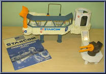Starbase Command Headquarters from Starcom - Playsets manufactured by Coleco [Loose]