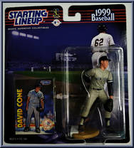 David Cone from Starting Lineup - Baseball - 1999 Series manufactured by Kenner [Front]
