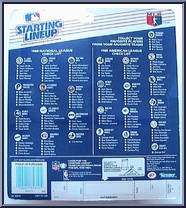 Devon White from Starting Lineup - Baseball - 1988 Series manufactured by Kenner [Back]
