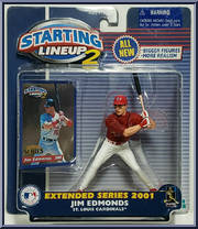 Jim Edmonds from Starting Lineup - Baseball - 2001 Series manufactured by Kenner [Front]