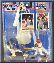 Ken Griffey Jr / Ken Griffey from Starting Lineup - Baseball - Classic Doubles - 1997 manufactured by Kenner [Front]