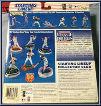 Mickey Mantle / Roger Maris from Starting Lineup - Baseball - Classic Doubles - 1997 manufactured by Kenner [Back]
