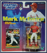 Mark McGwire (Home Run Record Breaker) from Starting Lineup - Baseball - 1999 Series manufactured by Kenner [Front]
