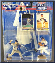 Hideo Nomo / Don Drysdale from Starting Lineup - Baseball - Classic Doubles - 1997 manufactured by Kenner [Front]